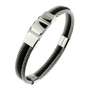 2 FOR $50! Men's Borgio Stainless Steel Bracelet